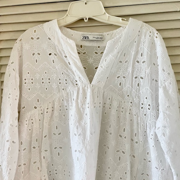 Zara | Dresses | Zara White Eyelet Long Sleeve Beautiful Dress | Poshmark Zara | Dresses | Zara White Eyelet Long Sleeve Beautiful Dress | Poshmark